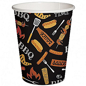 Jednorazowy kubek BBQ Party (250 ml)