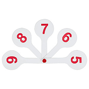 Wielokąt (wentylator) cyfr od 0 do 9