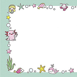 Kawaii Vibe Notebook (peach, bunnies)