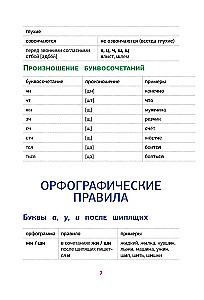 Russian Language. All Rules in Schemes and Tables