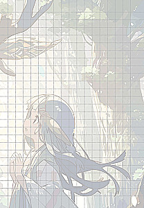 Anime Notebook. Magical World. Girl with Candles