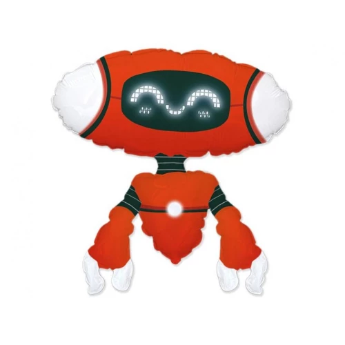 Fooliumkuul - Robot (punane)