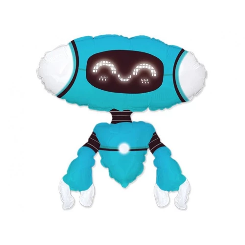 Fooliumkuul - Robot (sinine)