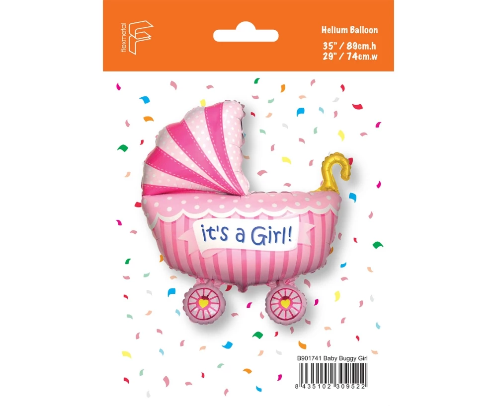 Foil Balloon - It's a Girl! (pink)