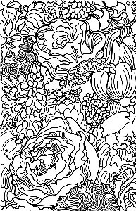 The Power of the Green Witch. Anti-Stress Coloring Book