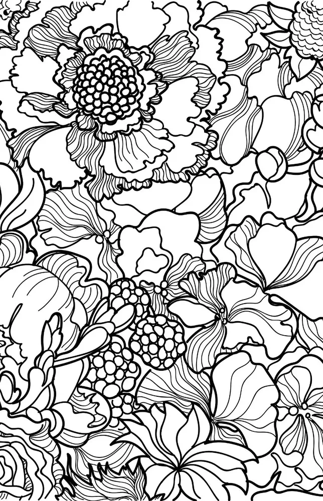 The Power of the Green Witch. Anti-Stress Coloring Book