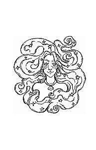 The Power of the Green Witch. Anti-Stress Coloring Book