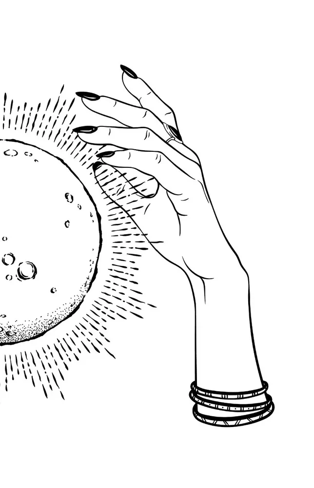 The Power of the Green Witch. Anti-Stress Coloring Book