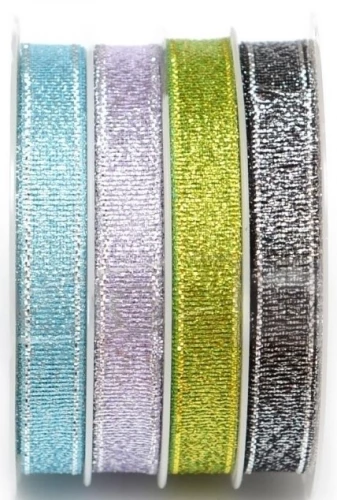 Glitter ribbon 4 circles on a roll