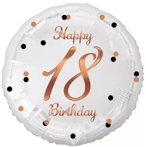 Balon foliowy 18, biały