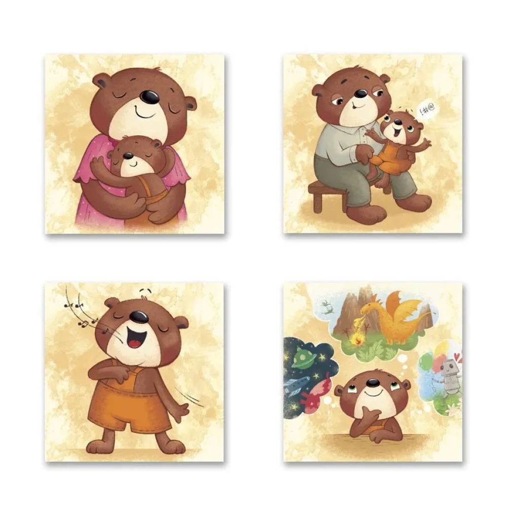 Teddy Bear on a Balloon. A Game That Helps to Enjoy Life
