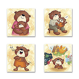 Teddy Bear on a Balloon. A Game That Helps to Enjoy Life