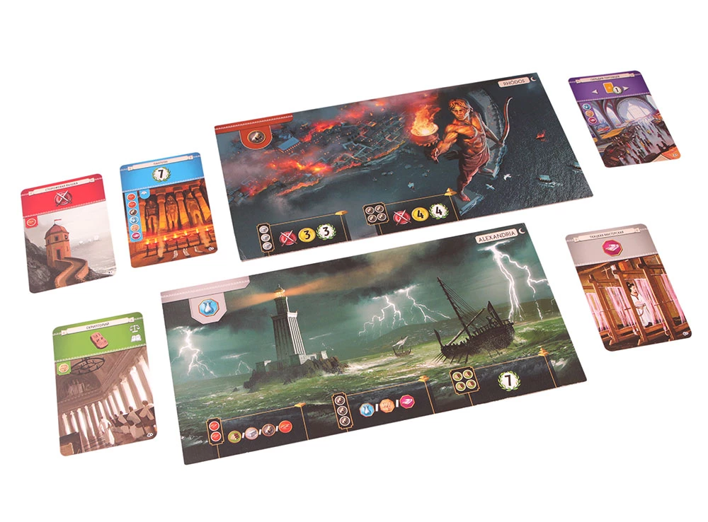 Stalo žaidimas - 7 stebuklai (7 Wonders)