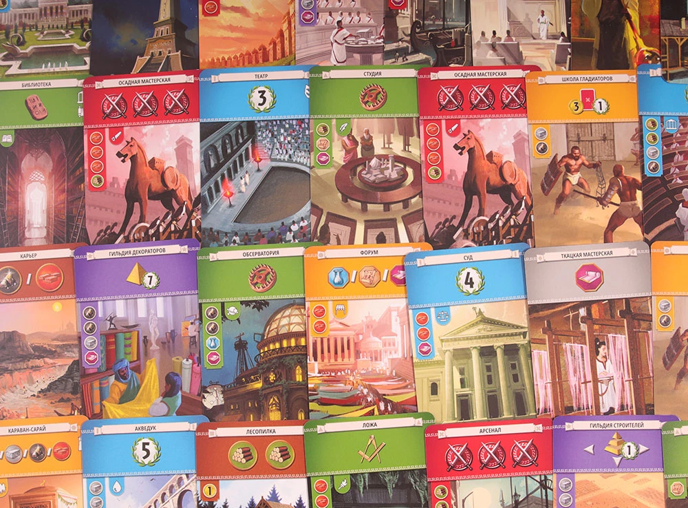 Stalo žaidimas - 7 stebuklai (7 Wonders)