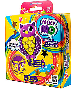 Radošais komplekts - Vieglā plastilīna MixyMo. Pūce