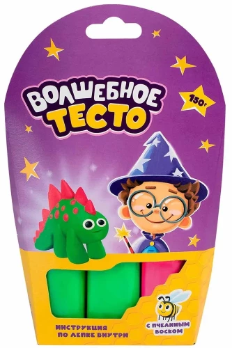 Minkštas tešlas - Žaliasis dinozauras, 150 g