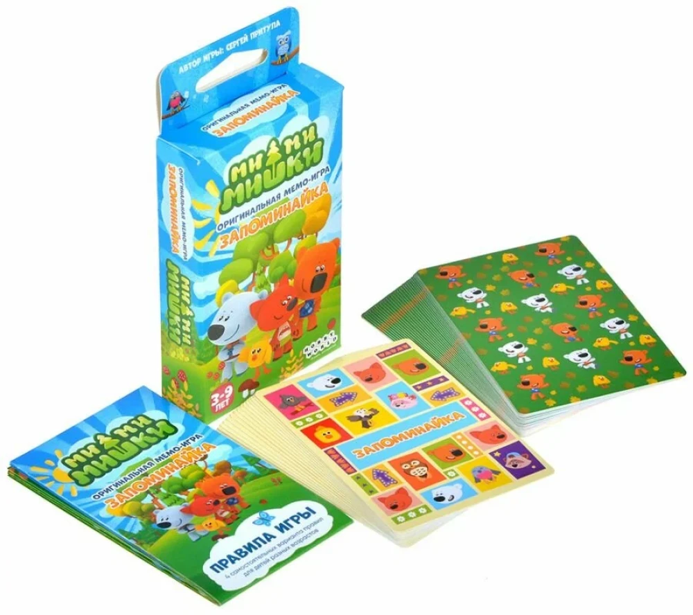 Настольная игра - Ми-ми-мишки. Запоминайка