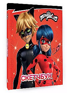 Lady Bug and Super Cat. Sketchbook (red)