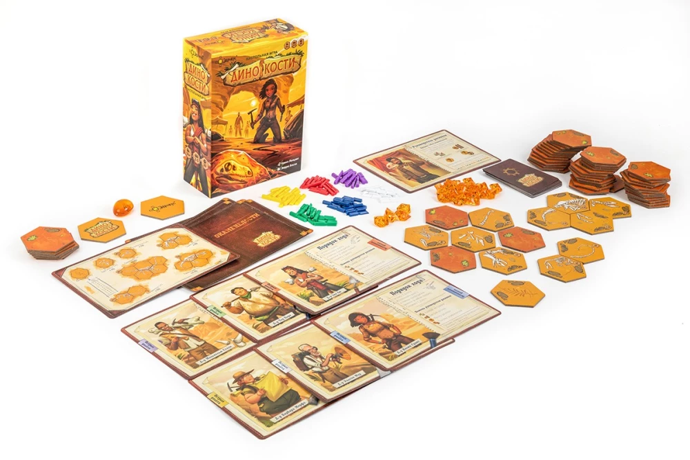 Brettspiel - Dino-Knochen