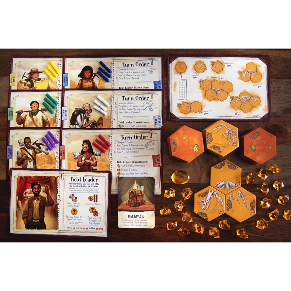 Brettspiel - Dino-Knochen