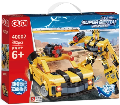 Konstruktor - Super Sental, autobot-transformer, 452 części