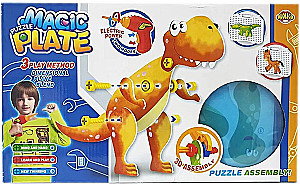 Edukacyjna zabawka-konstruktor - Magic Platre, 124 elementy