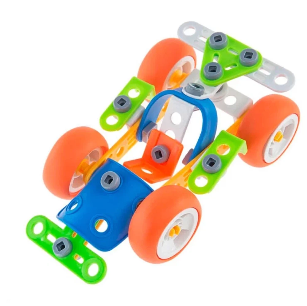 Rozwojowa zabawka-konstruktor - Build Play, 60 elementów