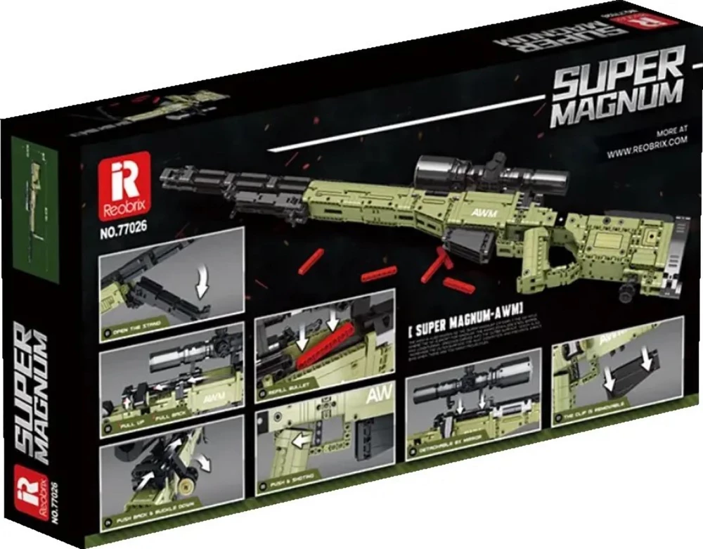 Konstruktor - Super Magnum, 1336 elementów