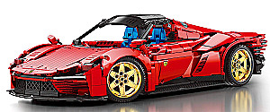 Konstruktor TECHNOLOGIE model Ferrari z pilotem, 1958 elementów