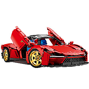 Konstruktor TECHNOLOGIE model Ferrari z pilotem, 1958 elementów