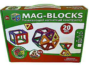 Magnetyczny konstruktor MAG-BLOCKS (20 elementów)