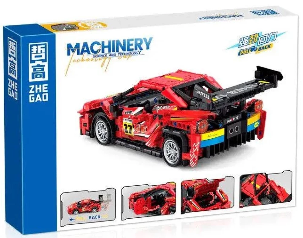 Konstruktor MACHINERY model samochodu, 678 elementów