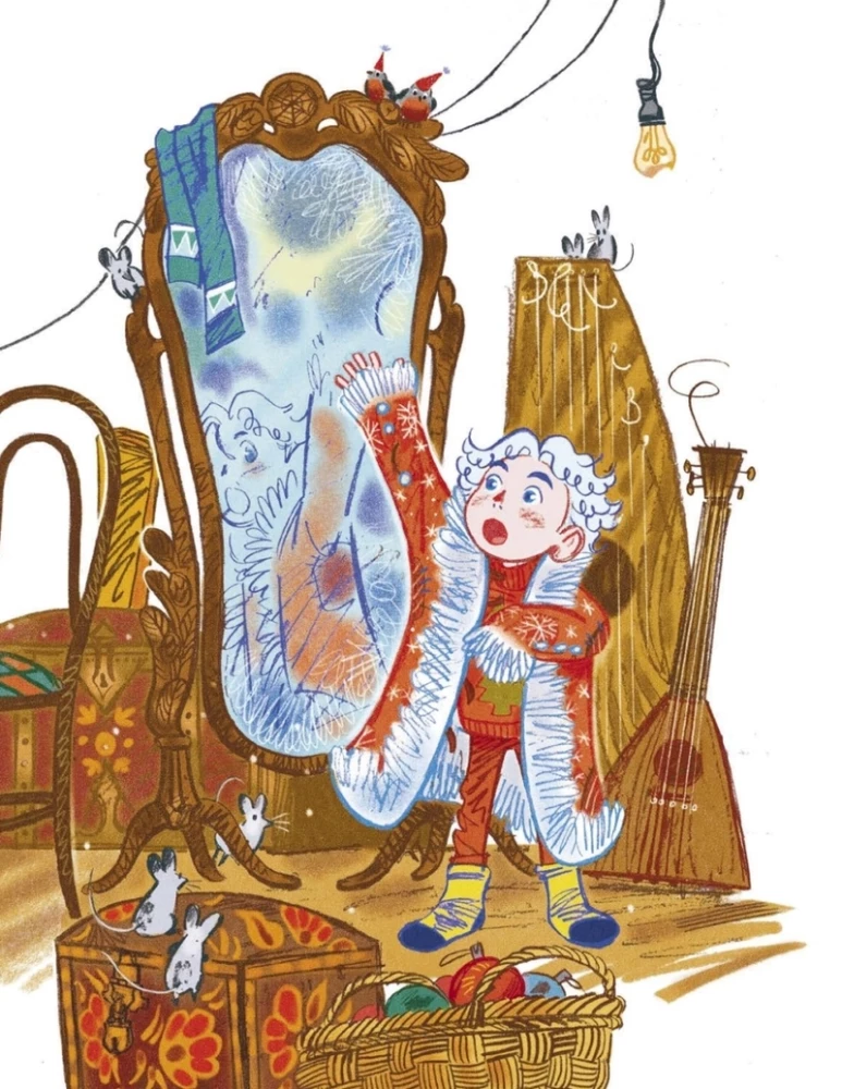 Der kleine Frost und das Neujahr auf den Kopf gestellt