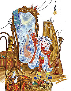 Der kleine Frost und das Neujahr auf den Kopf gestellt
