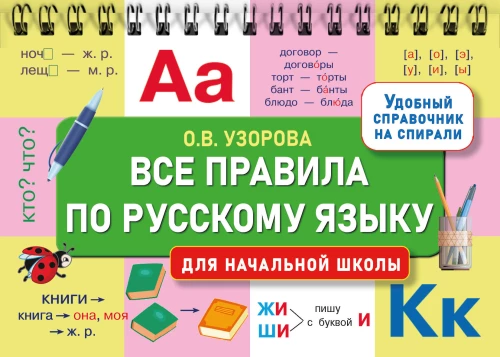 All Rules of the Russian Language for Elementary School