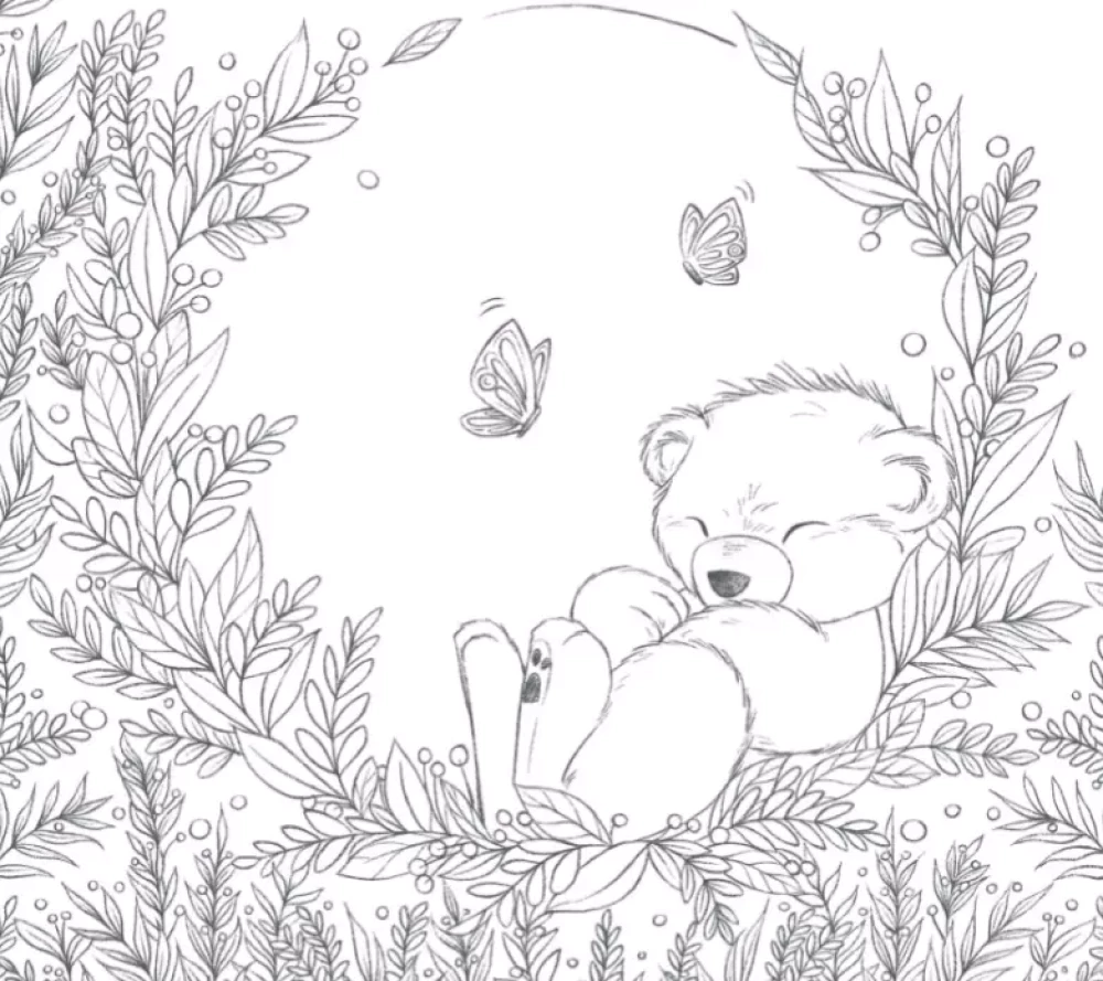 Mein lieber Teddybär. Malbuch mit über 100 Bildern des Lieblingsspielzeugs der Kindheit