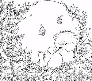 Mein lieber Teddybär. Malbuch mit über 100 Bildern des Lieblingsspielzeugs der Kindheit