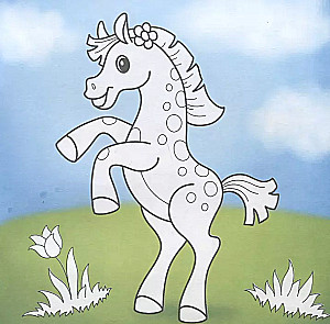 Malbuch. Auf dem Bauernhof