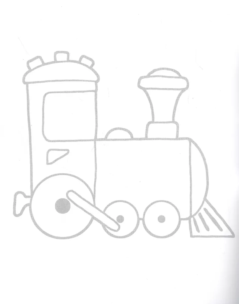 Meine ersten Malbuch. Lustiger Transport