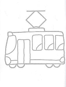 Meine ersten Malbuch. Lustiger Transport