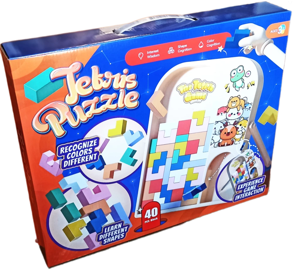 Išsilavinimo stalo žaidimas - Tetris patiems mažiausiems