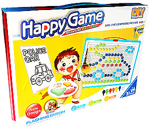 Kūrybinė mozaikos žaidimas Happy Game. Raudona