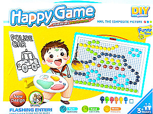 Kūrybinė mozaikos žaidimas Happy Game. Raudona