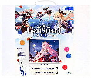 Paveikslas dažymui pagal numerius - Genshin. Yae Miko