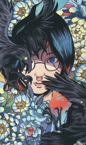 Sugalvota paveikslas pagal numerius - Anime. Huginn & Muninn