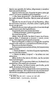 Pinokio nuotykiai. Medinio lėlės istorija. Lygis 1 (italų kalba)