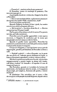Pinokio nuotykiai. Medinio lėlės istorija. Lygis 1 (italų kalba)