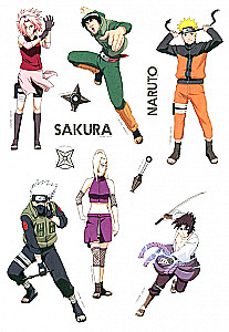 Набор стикеров Наруто. Naruto. Дизайн 4