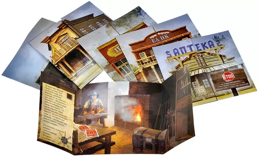 Brettspiel - Exit Quest. Entführung im Wilden Westen