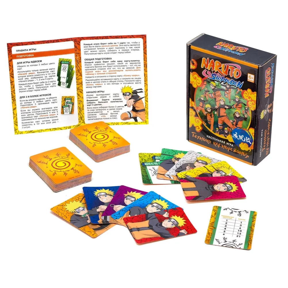 Настольная карточная игра - Наруто. Naruto. Техника клонирования
